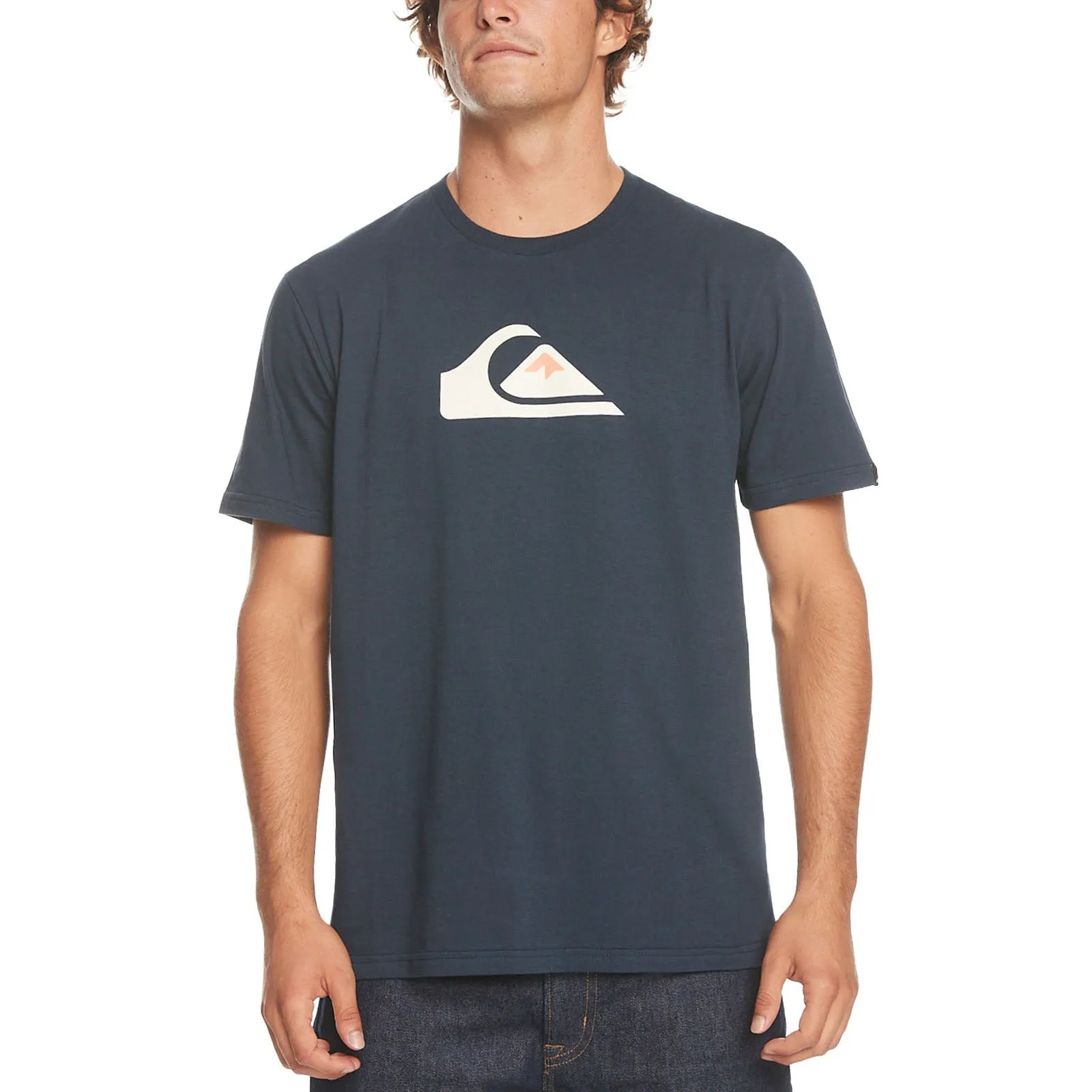 Quiksilver Mens Comp Logo Cotton T-Shirt