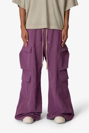 Rave Double Cargo Pants - Mauve