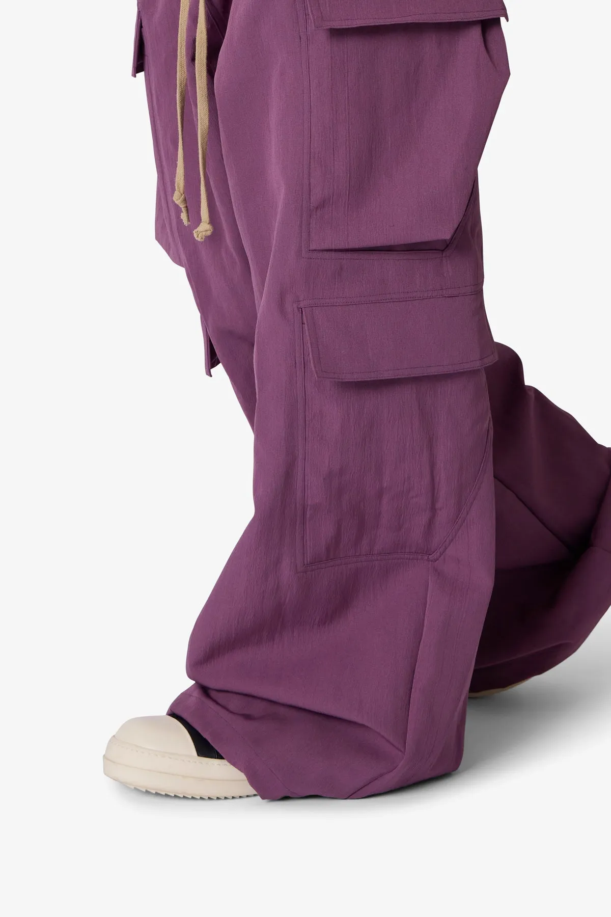 Rave Double Cargo Pants - Mauve