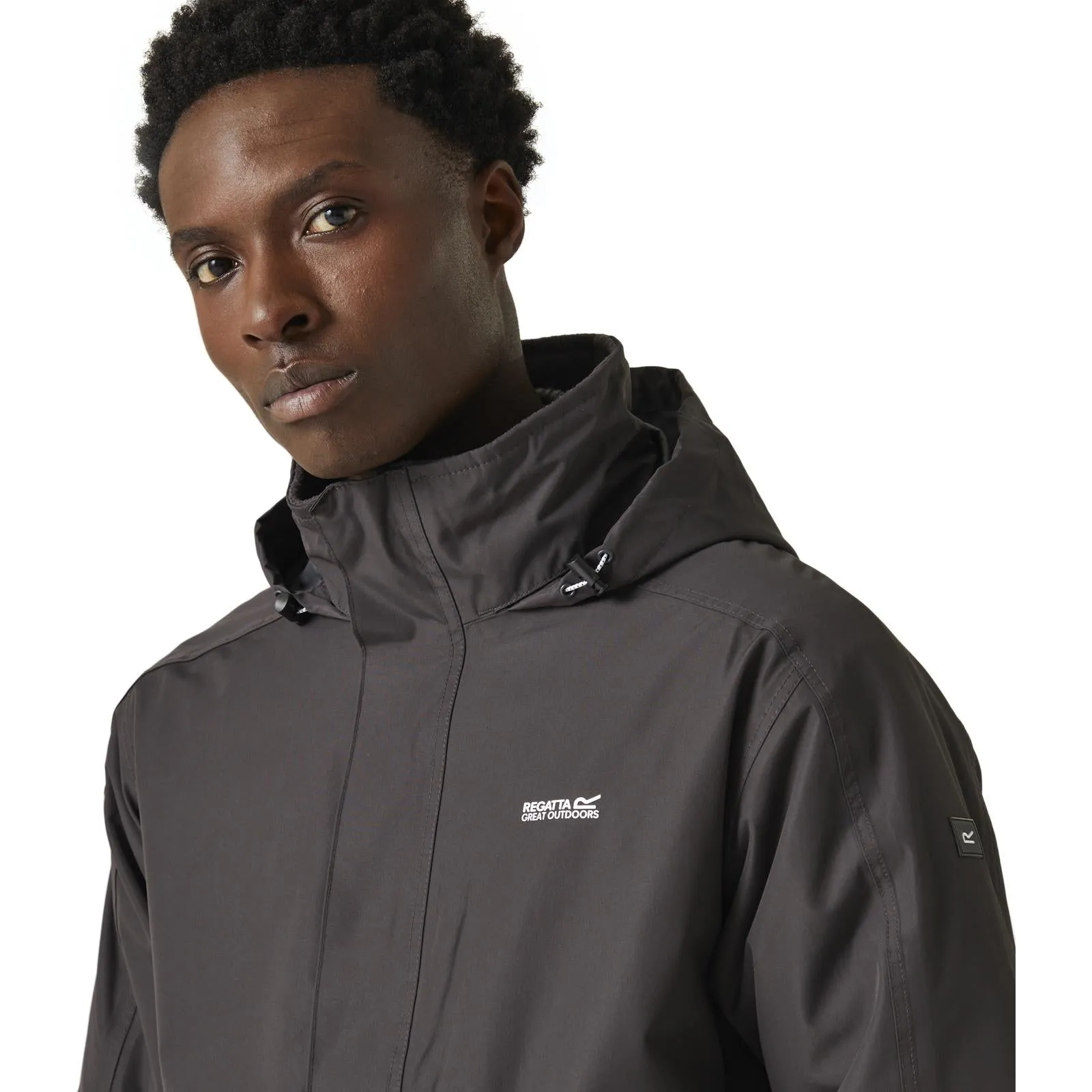 Regatta Mens Niviston Hooded Waterproof Walking Jacket - Navy