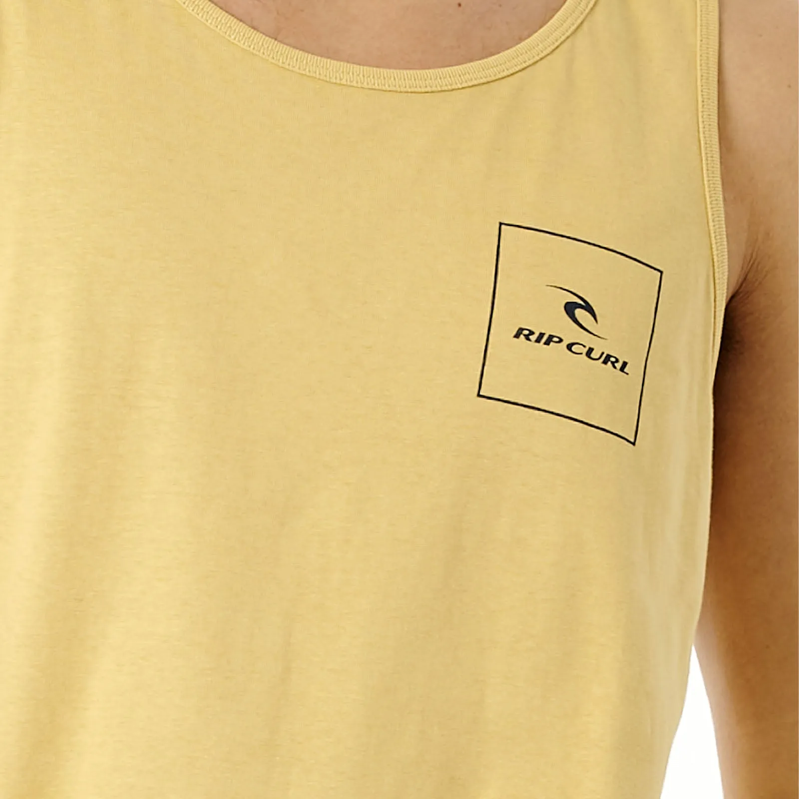 Rip Curl Mens Corp Icon Crew Neck Tank