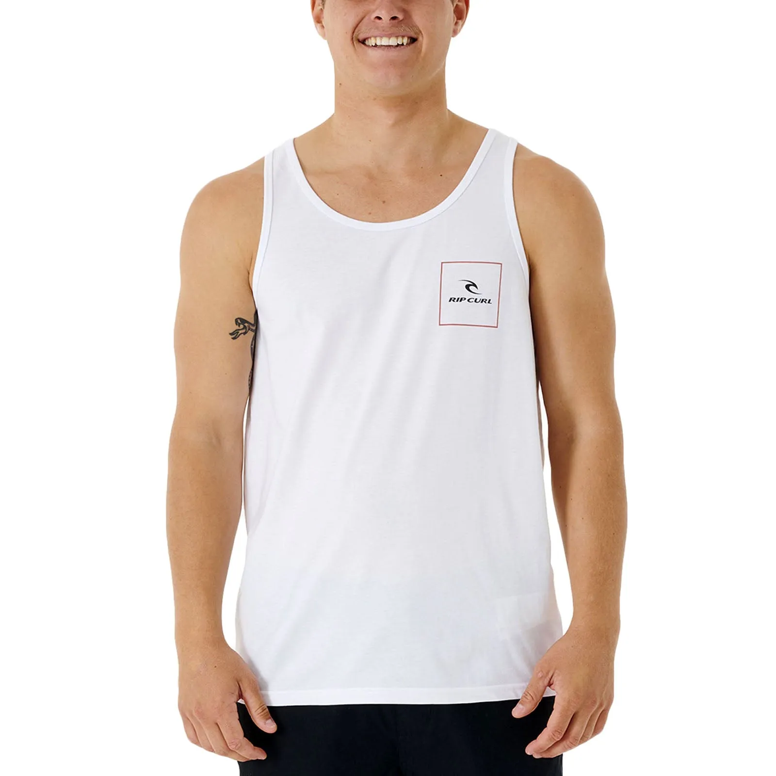 Rip Curl Mens Corp Icon Crew Neck Tank