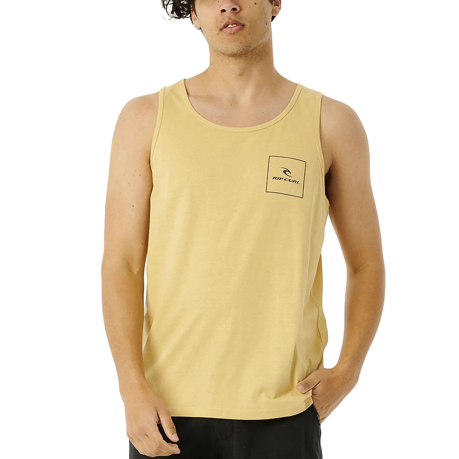 Rip Curl Mens Corp Icon Crew Neck Tank