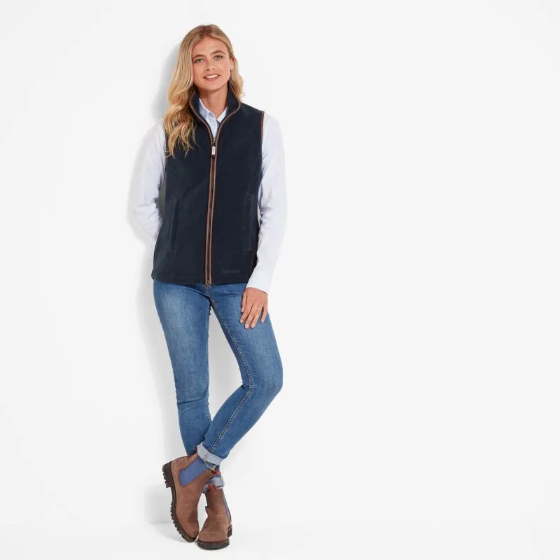 Schoffel Ladies Lyndon Fleece Gilet - Petrol Blue