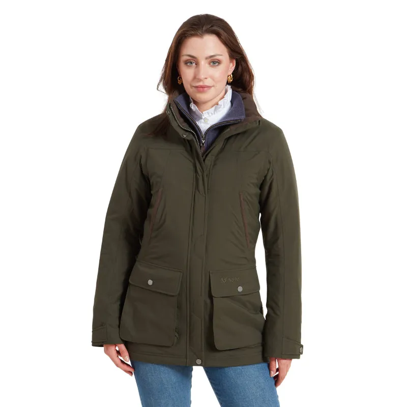 Schoffel Rockingham II Ladies Waterproof Coat - Forest