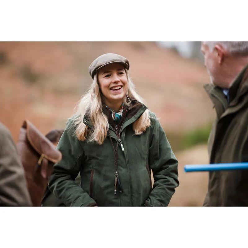 Schoffel Teal Ladies Waterproof Country Field Coat - Cedar