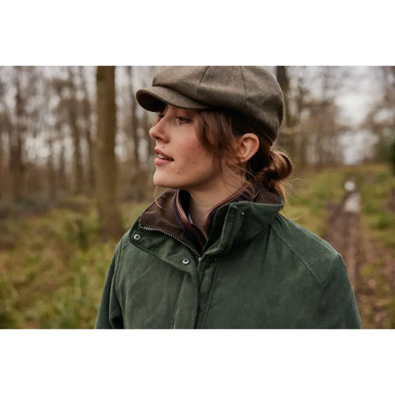 Schoffel Teal Ladies Waterproof Country Field Coat - Cedar