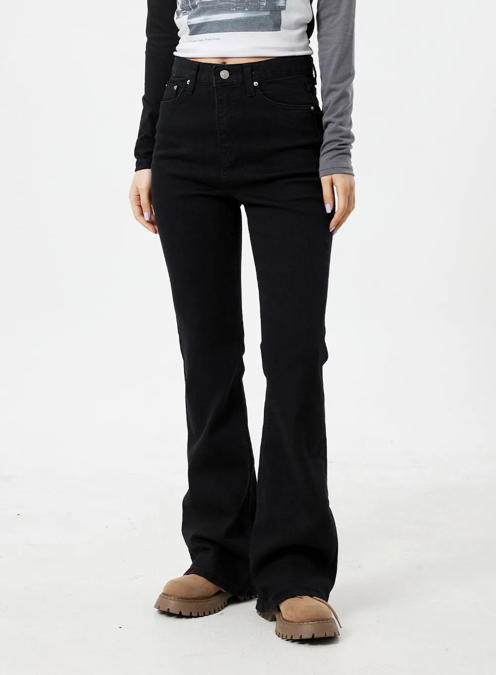 Slim Fit Bootcut Pants CM324