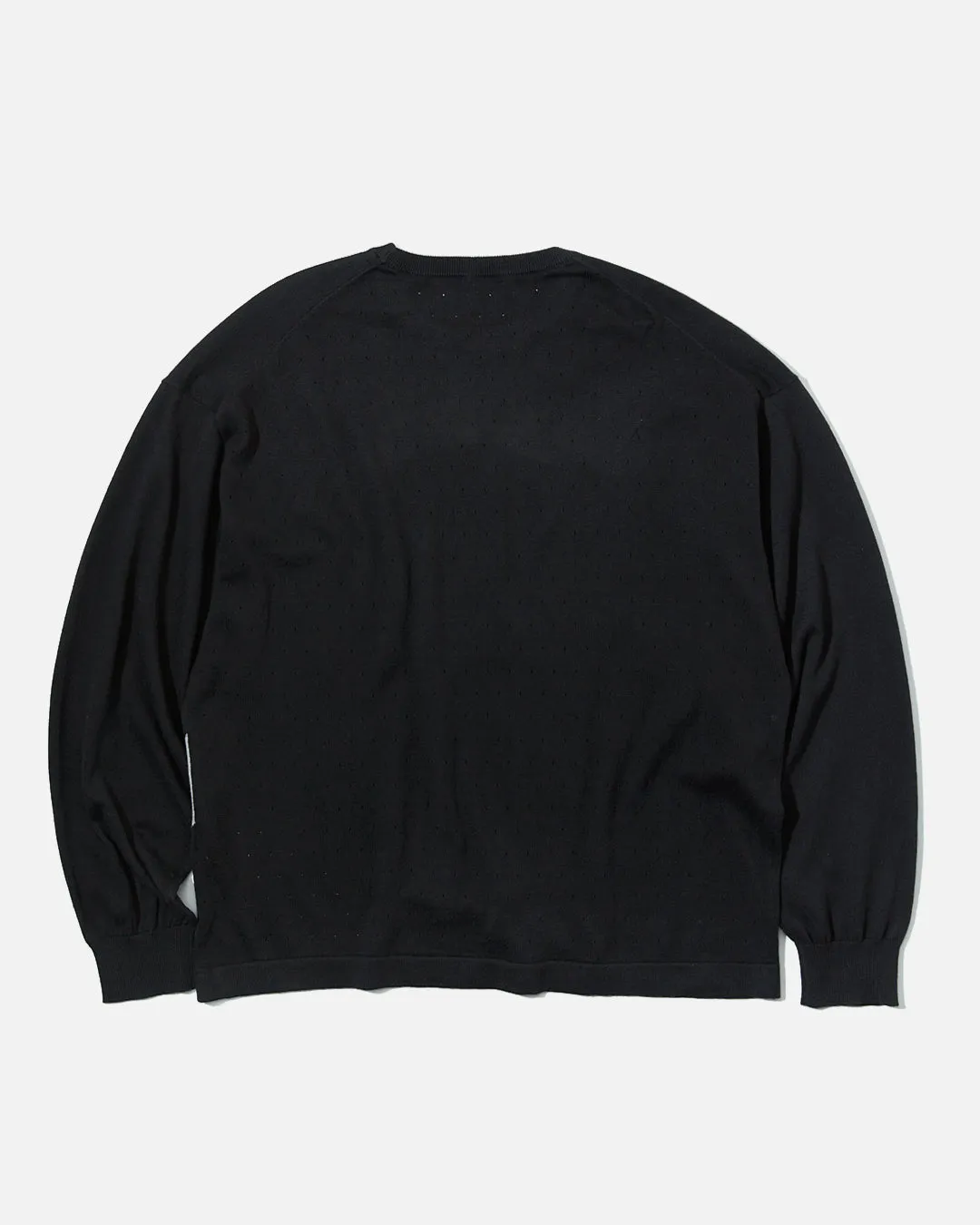 Stroke Knit L/S Tee - Black