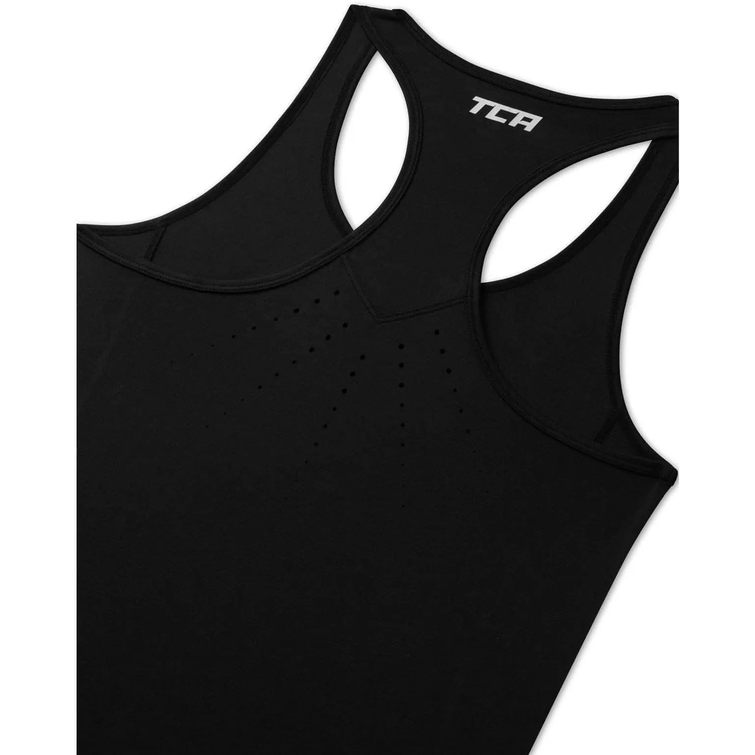 TCA Laser Tech Lightweight Womens Running Vest - Black