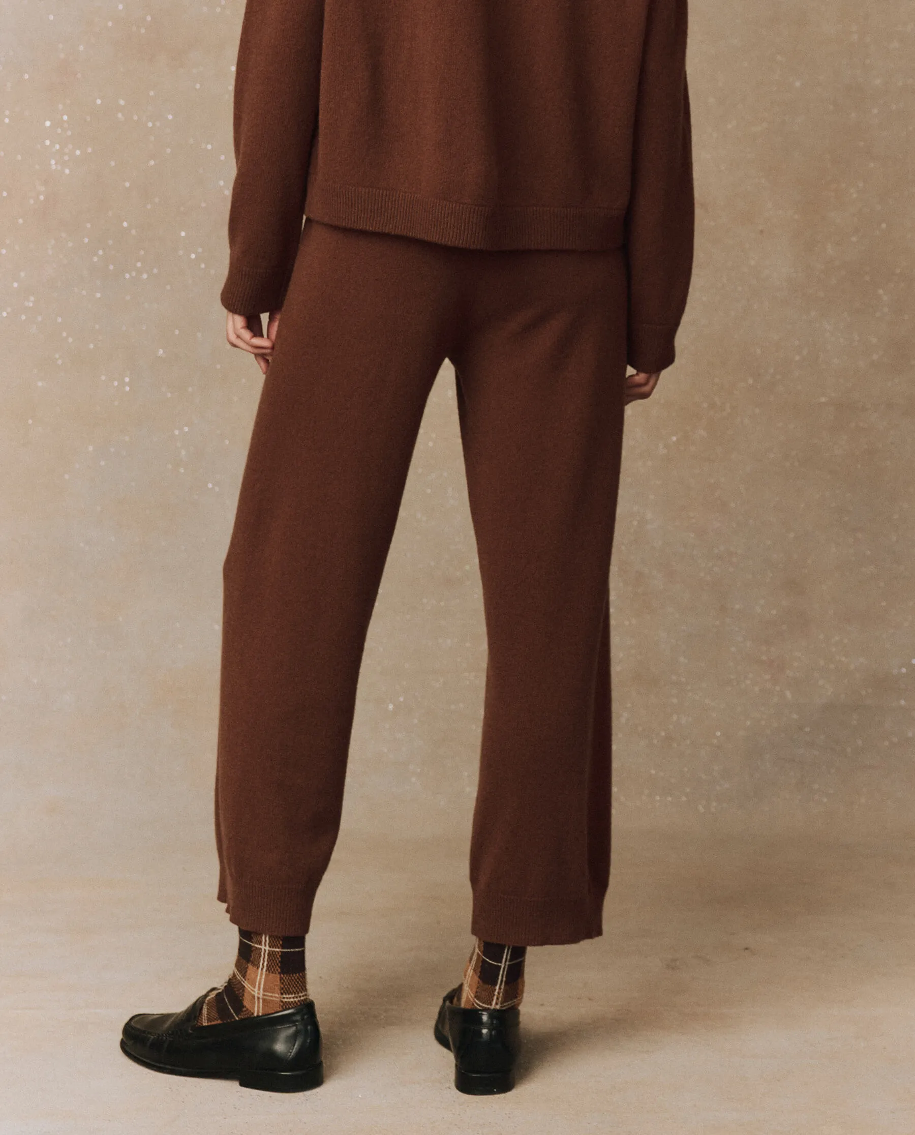 The Cashmere Lantern Pant. -- Santal