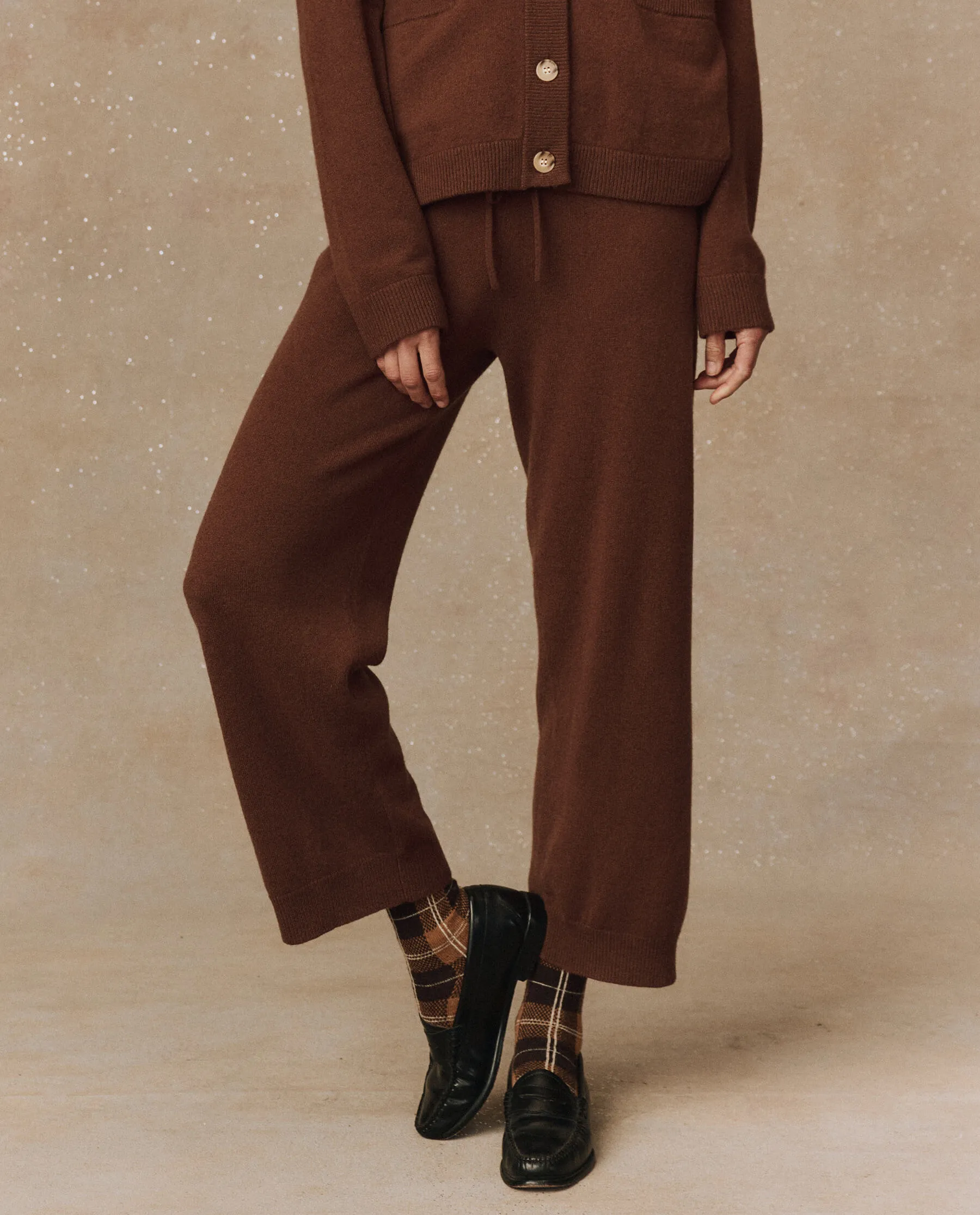 The Cashmere Lantern Pant. -- Santal