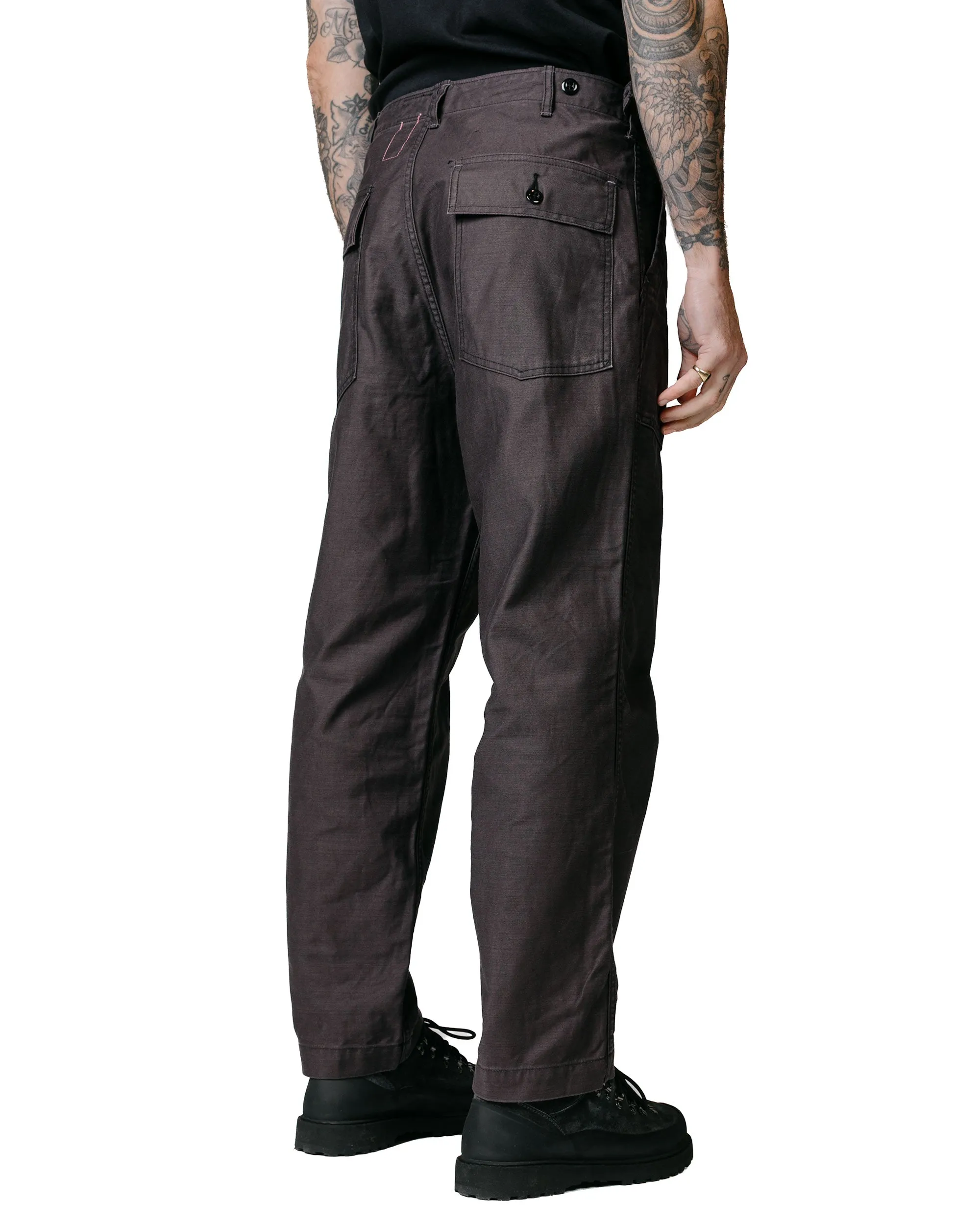 The Corona Utility FP001 Fatigue Slacks 'Utility Slacks' Utility Back Satin Black