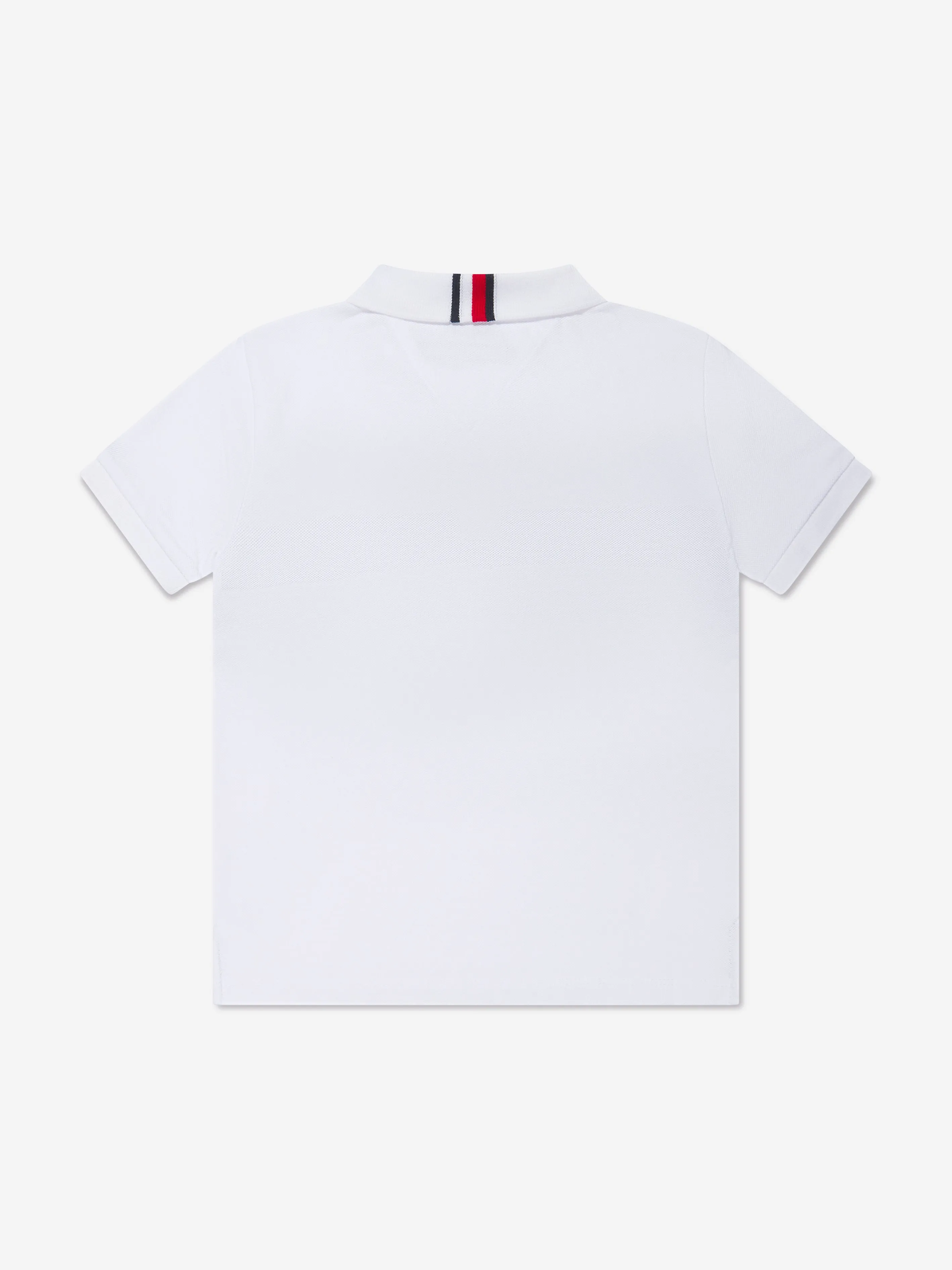 Tommy Hilfiger Boys Tape Polo Shirt in White