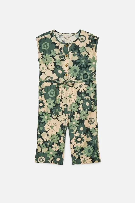 Twiggy Floral Kids Jumpsuit