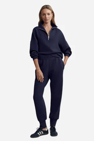 Varley The Slim Cuff Pant 25" in Blue Nights