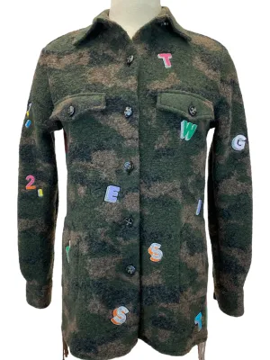 Vilagallo Shacket Camouflage Zermat