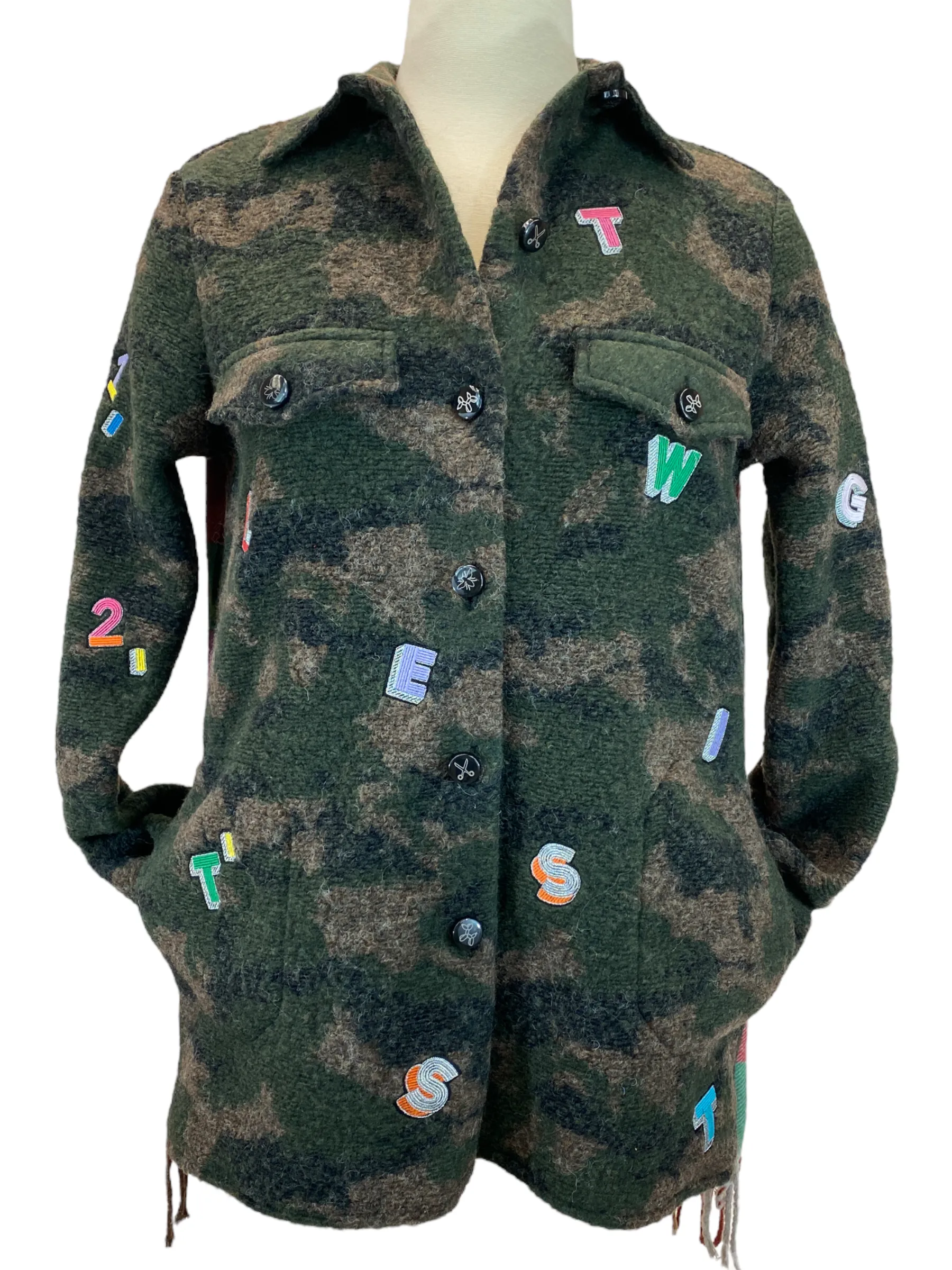 Vilagallo Shacket Camouflage Zermat